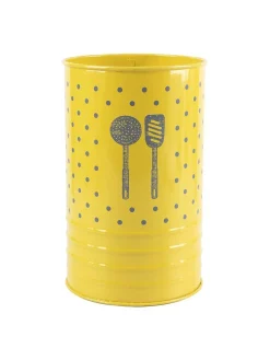 Polka Dot Ladle Holders - Yellow