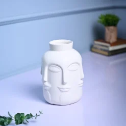Pretty White Ceramic Vase