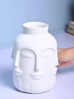 Pretty White Ceramic Vase