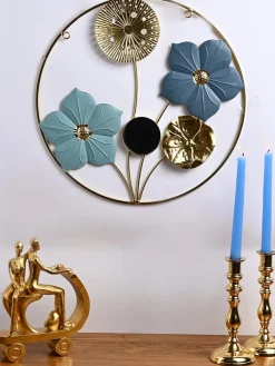 Radiant Sunflower - Round Wall Plaque