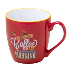 Red Ceramic Coffee Mug - 400mL 