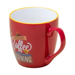 Red Ceramic Coffee Mug - 400mL 