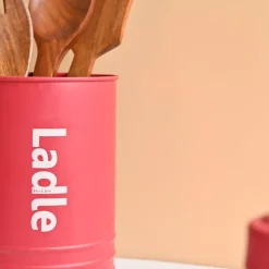 Red Ladle Holder - Metal