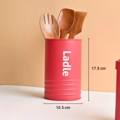 Red Ladle Holder - Metal