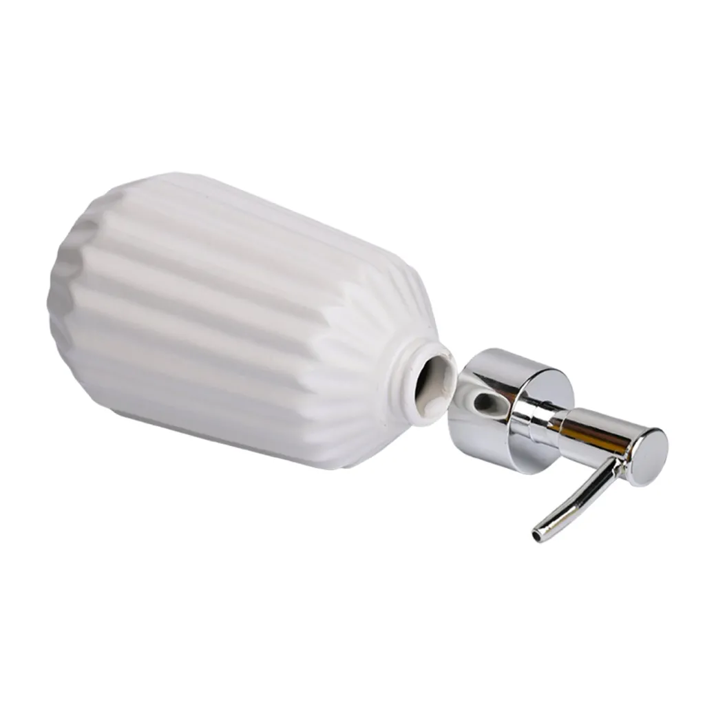 Ribbed Pattern Soap Dispenser
