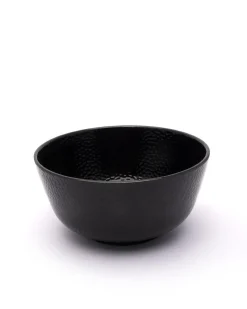 Serving Bowls, Mixing Bowl, Black, Hammered, Melamine, Set of 2