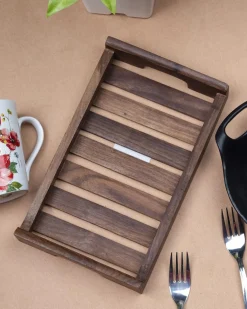 Sheesham Wood Handcrafted Small Serving Tray