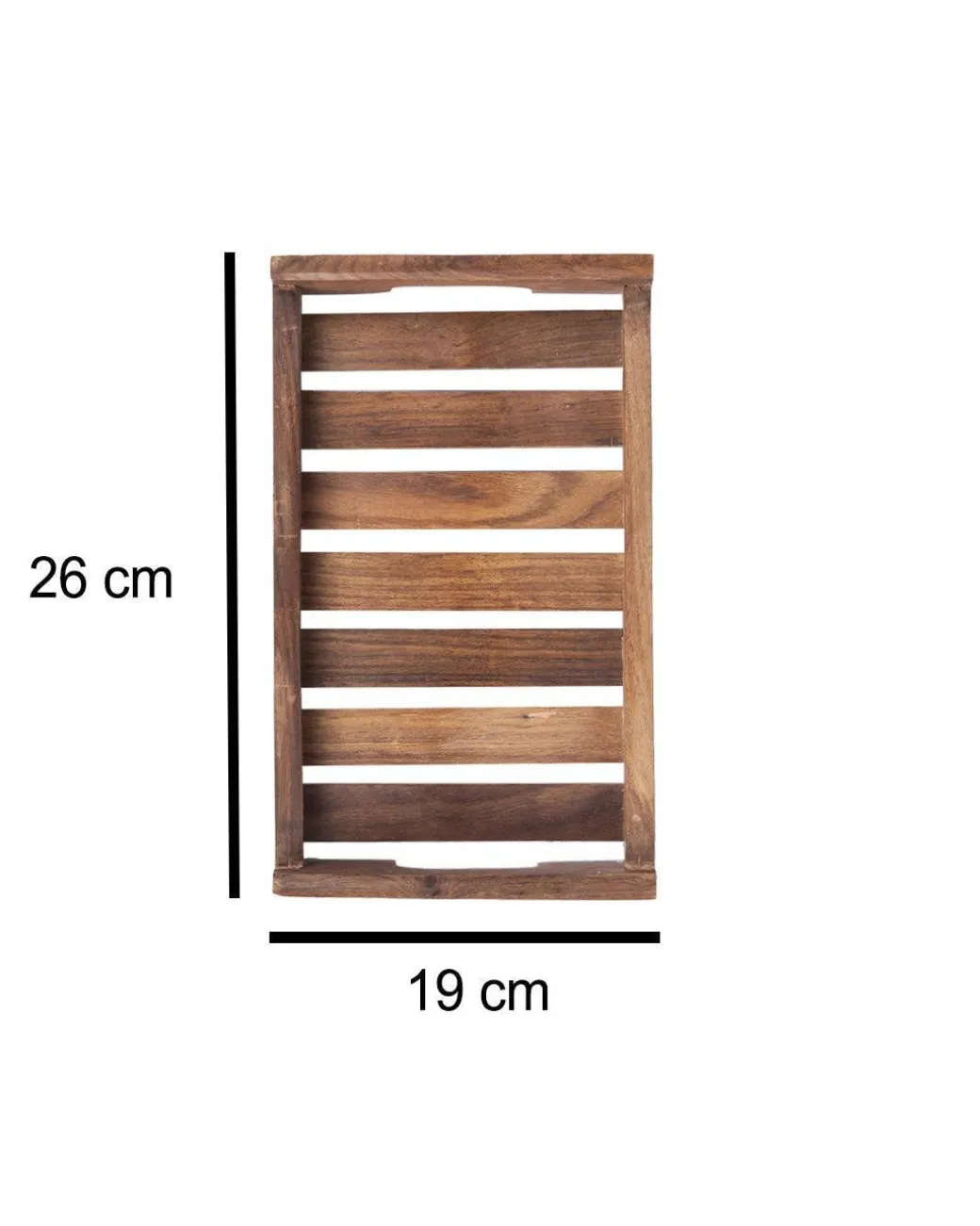Sheesham Wood Handcrafted Small Serving Tray