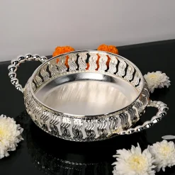 Silver Decorative Basket