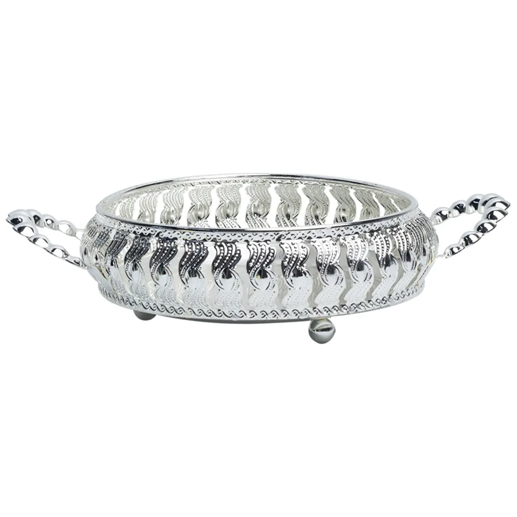 Silver Decorative Basket
