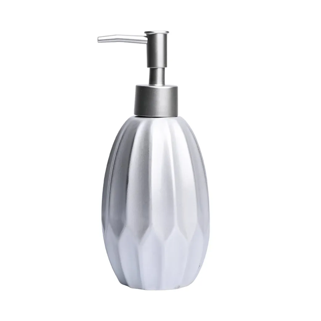 Silver Soap Dispenser