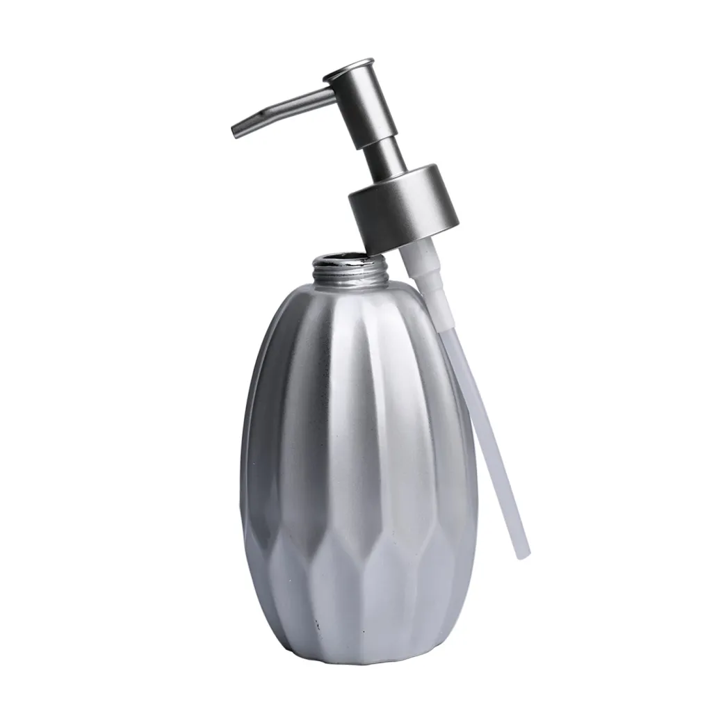 Silver Soap Dispenser