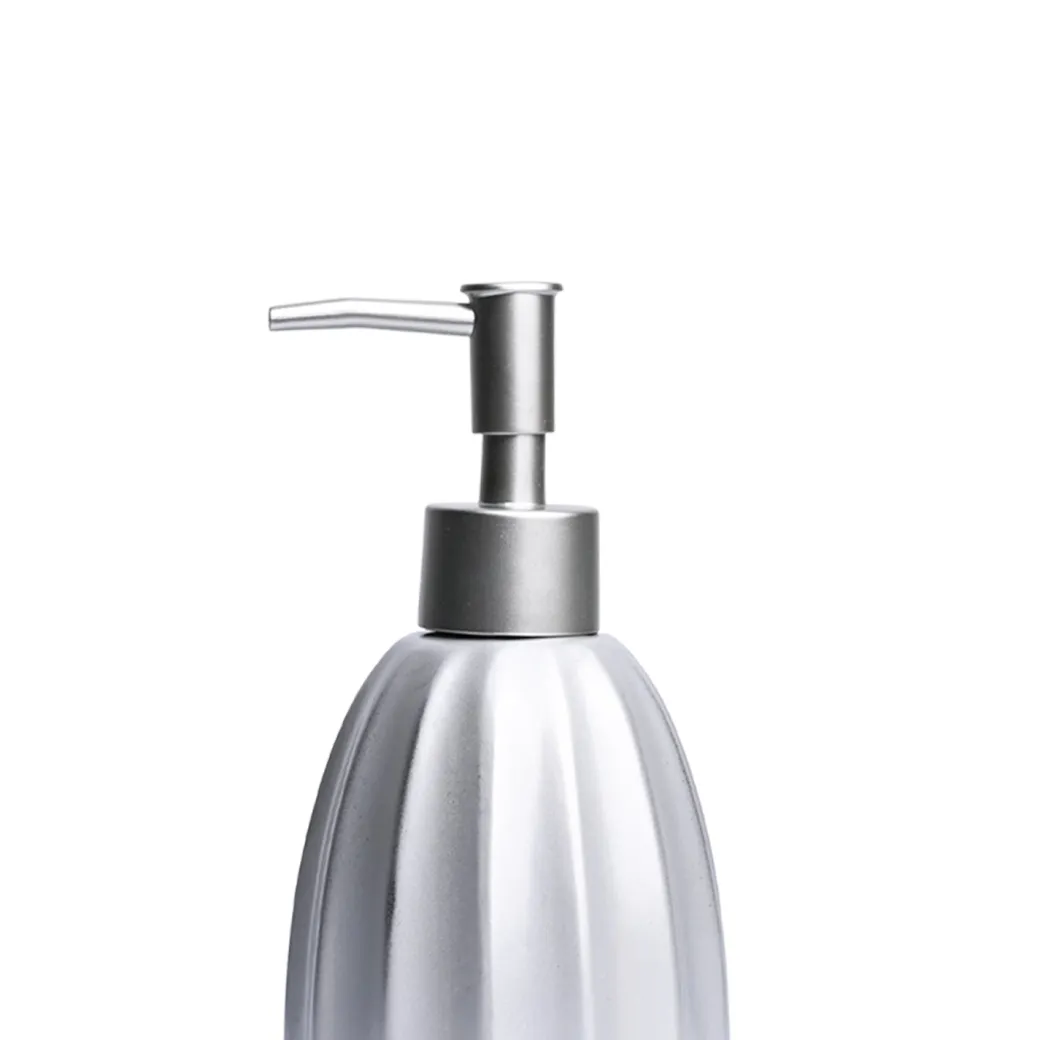Silver Soap Dispenser