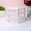 Small Desk 3-Layer Drawer, Love Cat Print