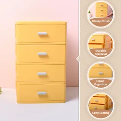 Small Drawer Organizer With 4 Compartments