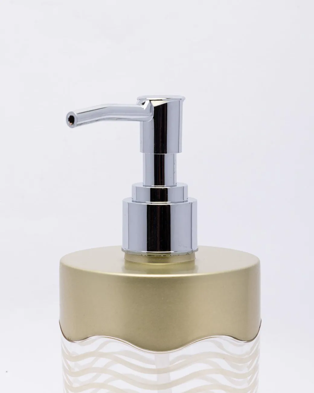 Soap Dispenser, Metallic Green, Plastic, 350 mL