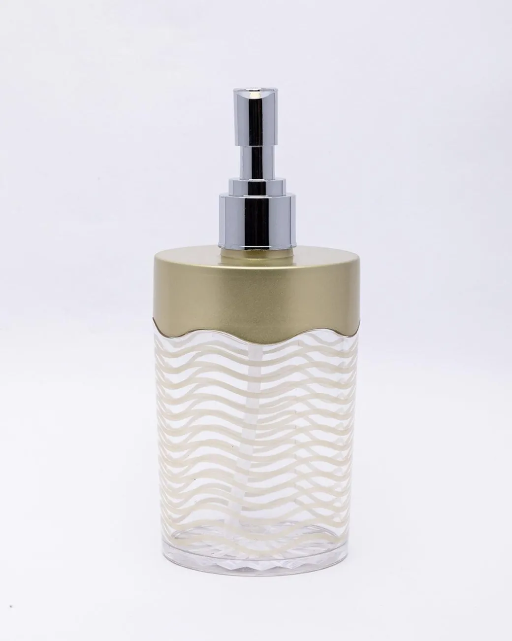 Soap Dispenser, Metallic Green, Plastic, 350 mL