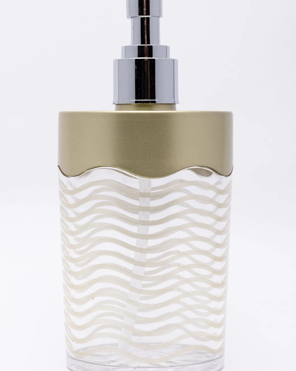 Soap Dispenser, Metallic Green, Plastic, 350 mL