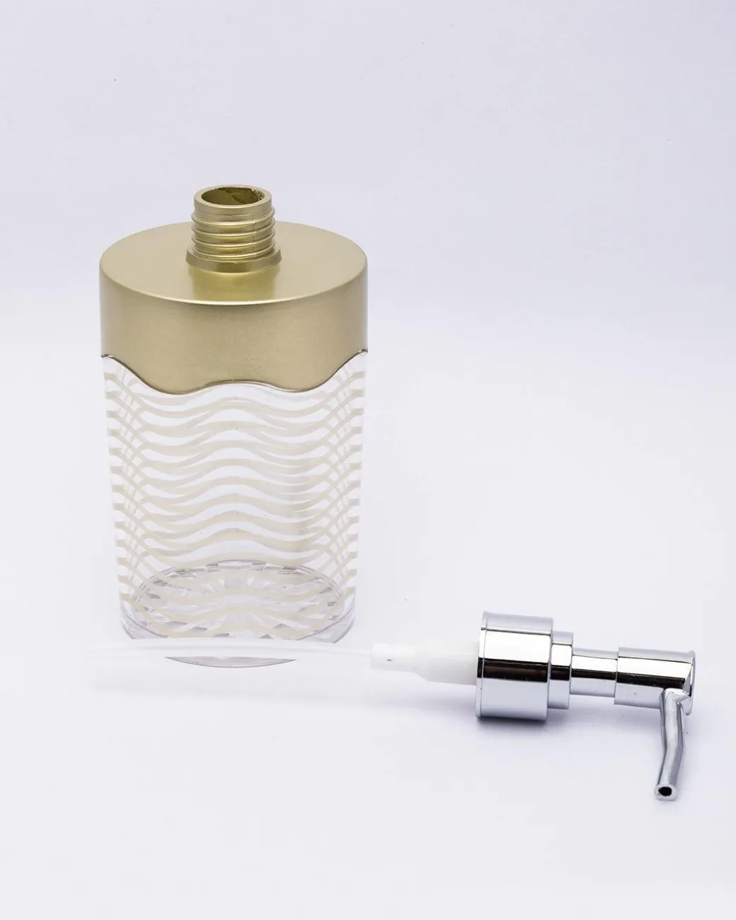 Soap Dispenser, Metallic Green, Plastic, 350 mL