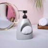 Sophisticated Grey Kitchen Dispenser With Scrubber - Cylindrical Shape