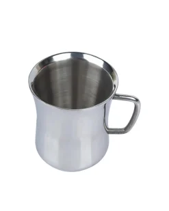 Stainless Steel Solid Tea & Coffee Mugs ( Set Of 2, 300 mL, Silver Colour )