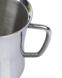 Stainless Steel Solid Tea & Coffee Mugs ( Set Of 2, 300 mL, Silver Colour )