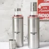 Steel Oil Dispenser Set Of 2 Pcs (Each 1000 Ml)