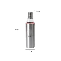 Steel Oil Dispenser Set Of 2 Pcs (Each 1000 Ml)