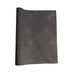 Stone Grey Tringle Pattern - Placemat Mat Set Of 4