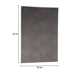 Stone Grey Tringle Pattern - Placemat Mat Set Of 4