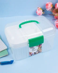 Storage Box, Transparent, Plastic