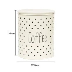 Stylish Ivory Coffee Jar