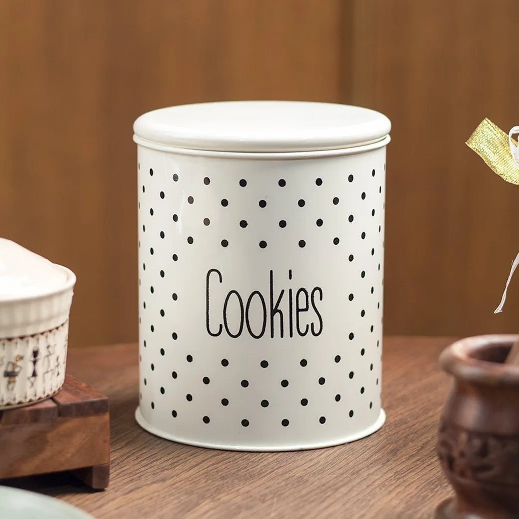 Stylish Ivory Cookies Jar