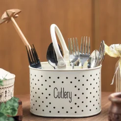 Stylish Ivory Cutlery Holder