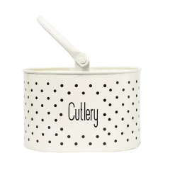 Stylish Ivory Cutlery Holder