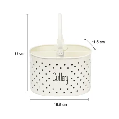 Stylish Ivory Cutlery Holder