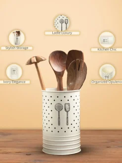 Stylish Ivory Ladle Holder