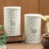 Stylish Ivory Tea & Sugar Jar (Each 1000 Ml)