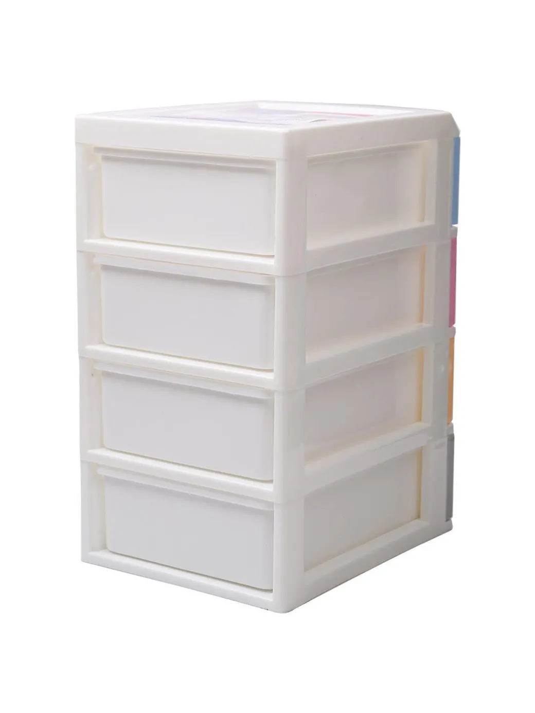 Stylish Multicolor 4 Layer Table Drawer