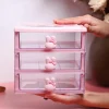 Stylish Pink 3 Layer Table Drawer