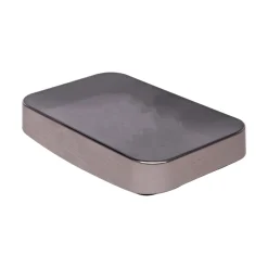 Stylish Soap Dish - Silver & Black
