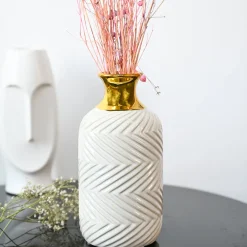 Stylish White Ceramic Vase