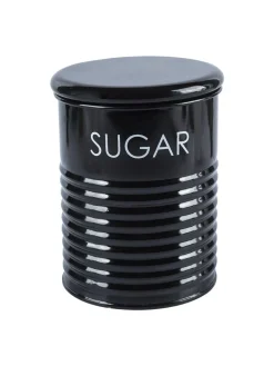 Sugar Jar With Lid - (Black, 900mL)