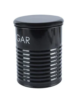 Sugar Jar With Lid - (Black, 900mL)