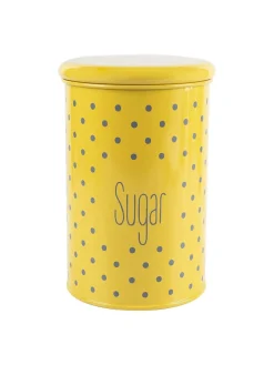 Sugar Jar With Lid - (Yellow, 900mL)