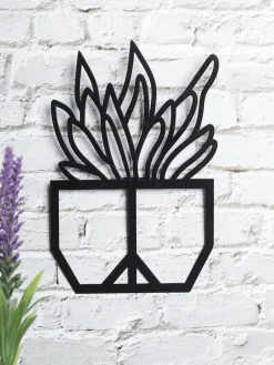 Table Planters Shaped Metal Wall Art