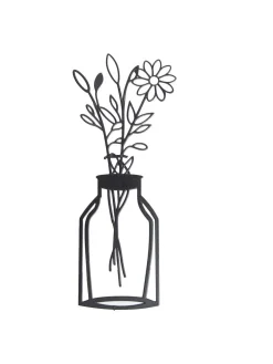 Table Planters Shaped Metal Wall Art