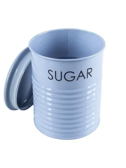 Tea & Sugar Jar - Set Of 2 (Blue, Each 900 mL)