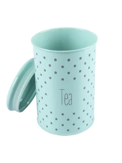 Tea & Sugar Jar - Set Of 2 (Green, Each 900 mL)