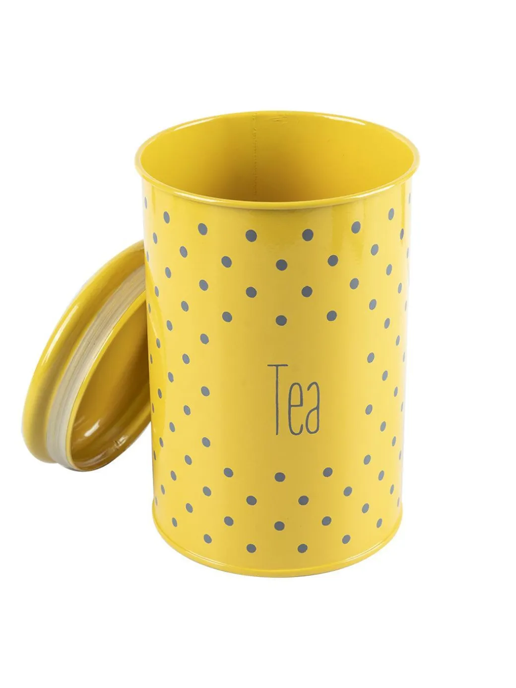 Tea & Sugar Jar - Set Of 2 (Yellow, Each 900 mL)